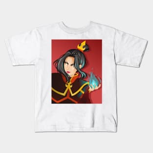 Azula Avatar Blue Fire Kids T-Shirt